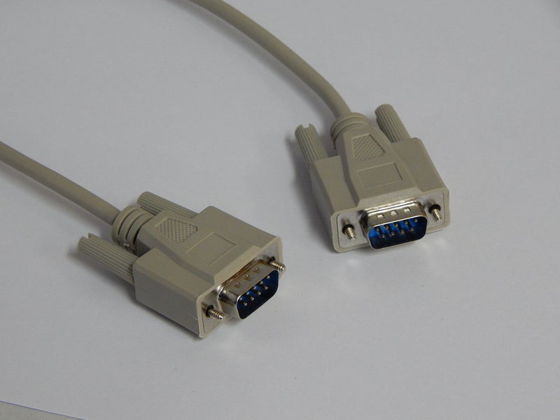Your Cable Store 6 Foot DB9 9 Pin Serial Port Cable Male/Male RS232